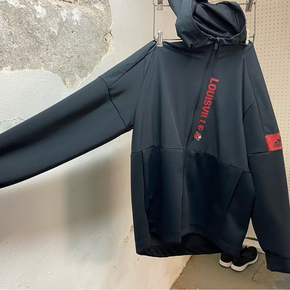 Louisville Cardinals High Quality Athletic Full Zip Hooded Jacket